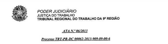 Ata das negociações salariais 2013